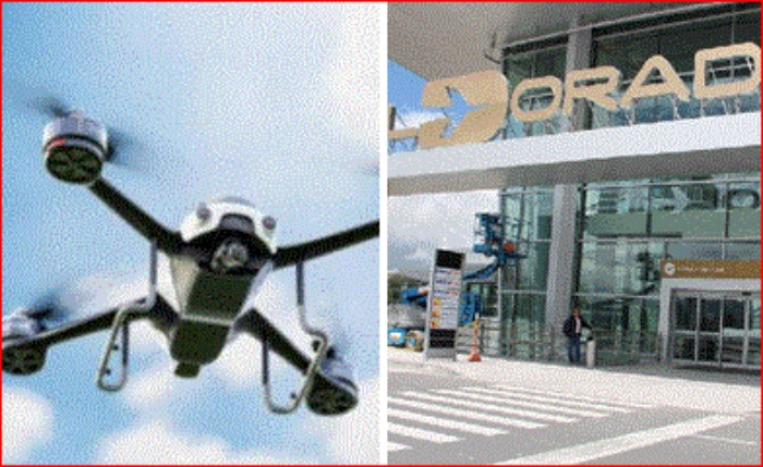 dron- El Dorado-Bogotá- la Fuerza Aeroespacial Colombiana-Aerocivil- 30 Abr- aterrizaje-