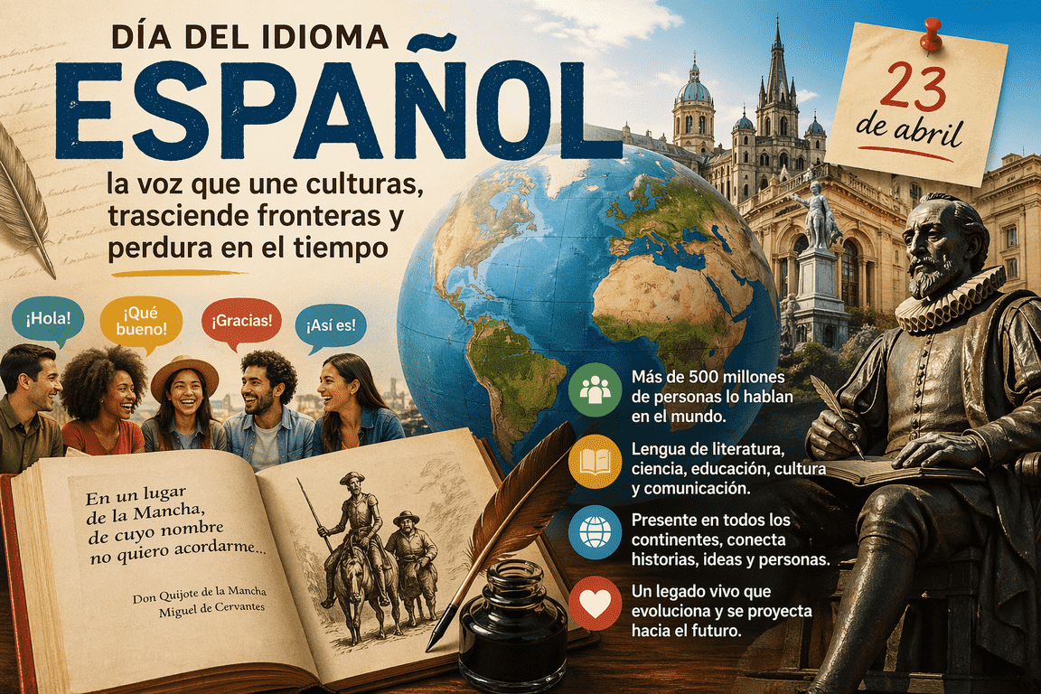 El español no tiene fronteras, tiene horizontes.