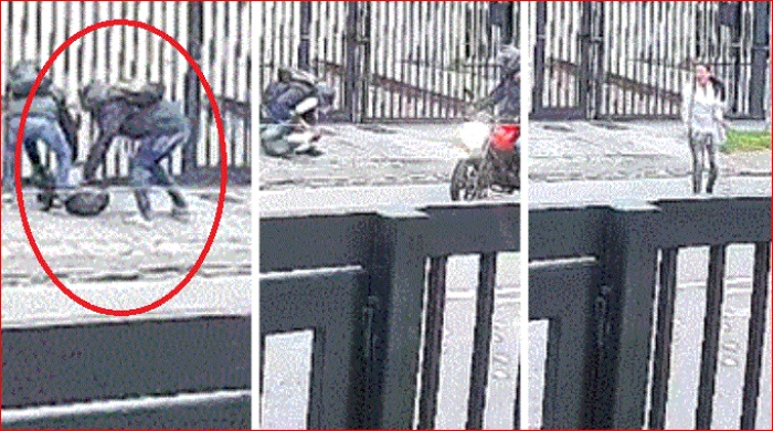 Nicolás de Federmán- Bogotá- Teusaquillo- inseguridad- robo- delincuencia- motos- mujer- 22Abr-