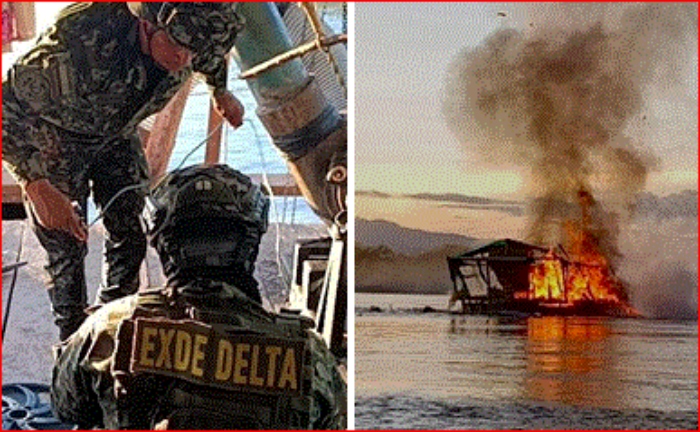 Putumayo- Ejército- Mineria Ilegal- maquinaria-Puerto Guzmán- Dos Quebradas -