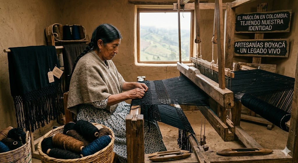 El pañolón en Colombia