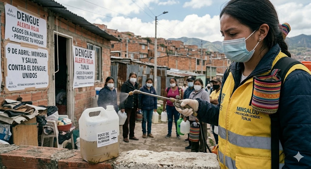 El brote de dengue en Colombia