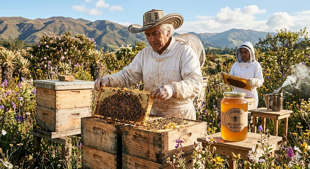 Miel orgánica en Colombia