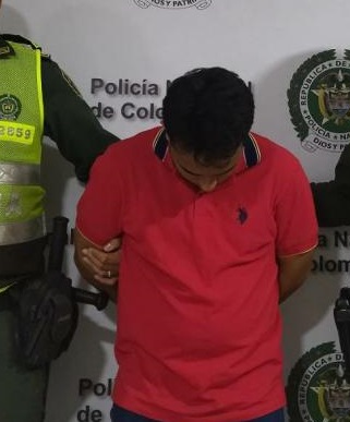 Franco García, detenido.