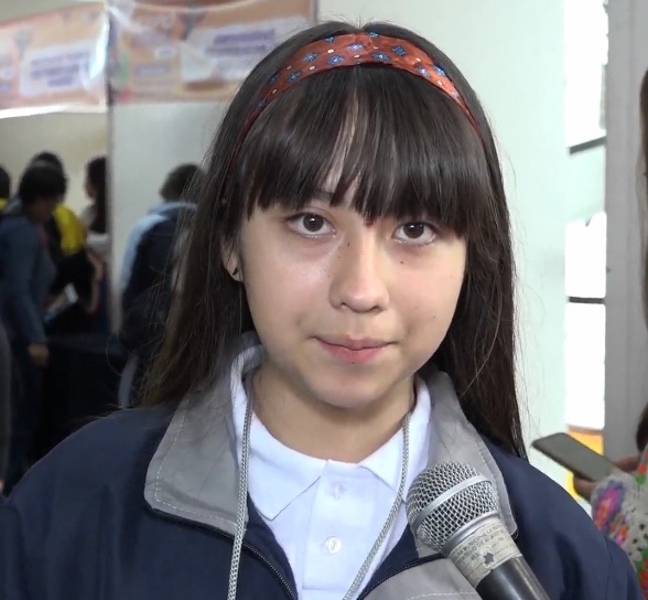 Tatiana Rosero, estudiante.
