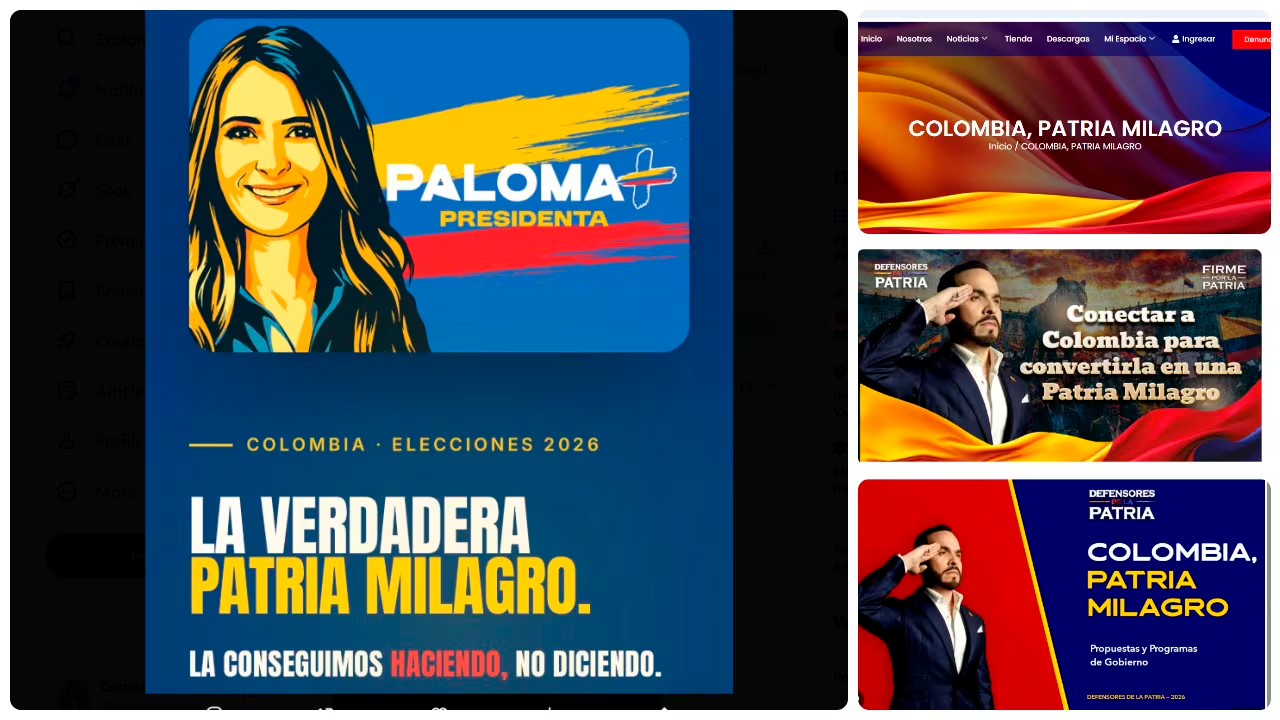 Campaña de Paloma Valencia genera debate por uso de frase asociada a Abelardo De la Espriella