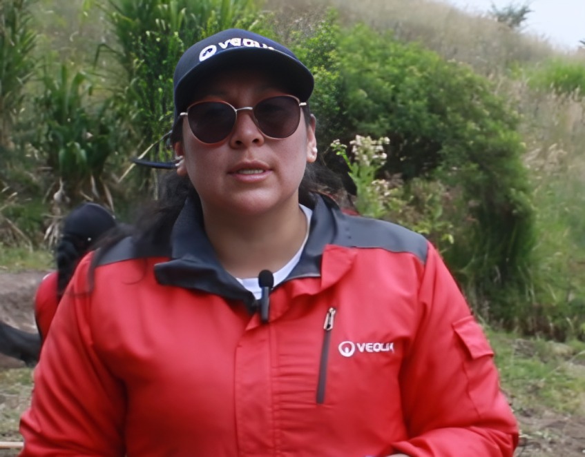Nataly Vallejo, jefe.