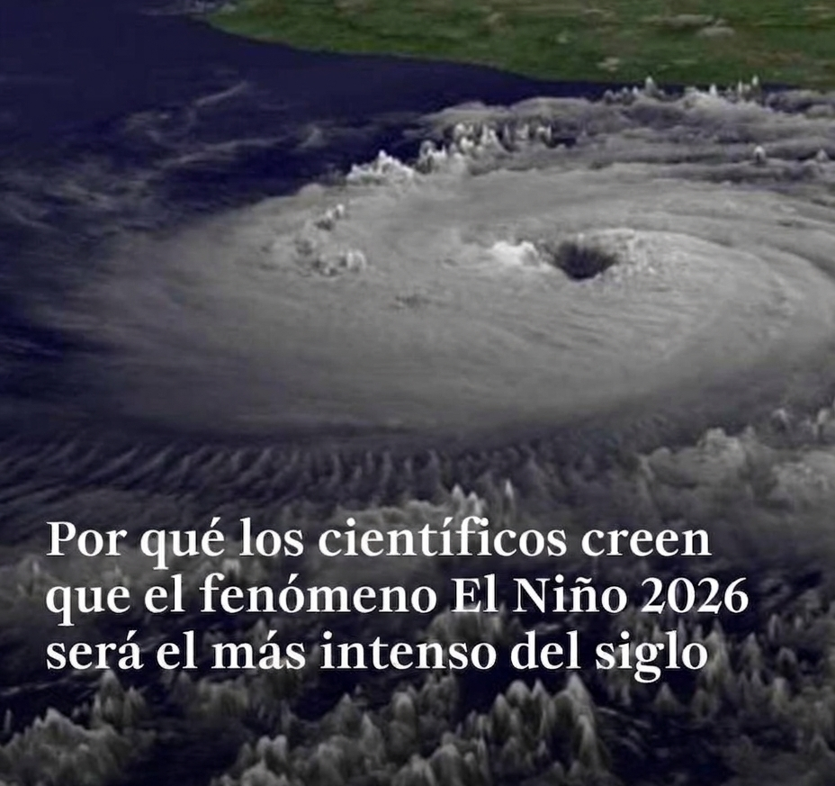 Fenómeno del El Niño 2026 imagen generada con (IA)