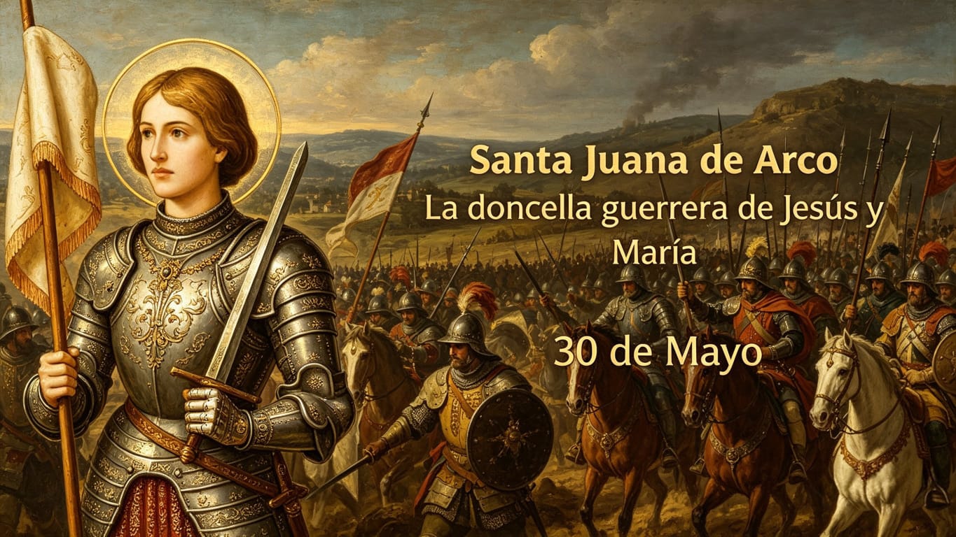 Juana de Arco demostró que la convicción puede superar cualquier obstáculo.v