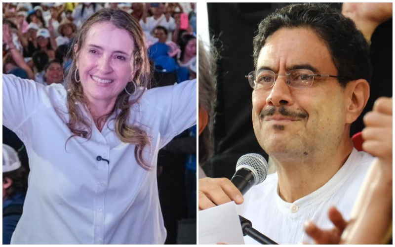 Encuesta de Génesis Crea muestra ventaja de Paloma Valencia en segunda vuelta presidencial sobre Iván Cepeda