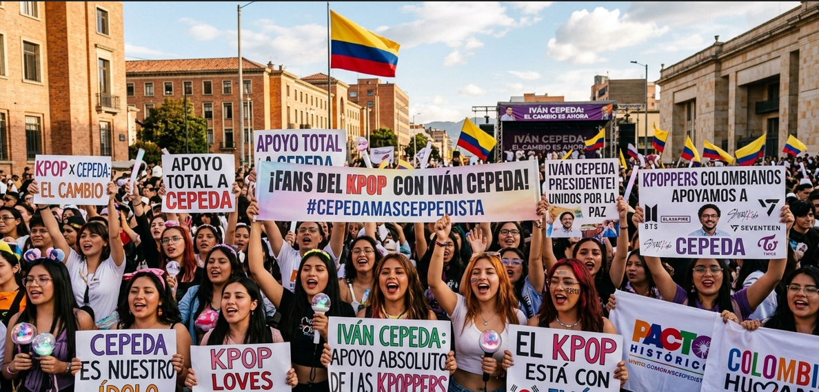 "Tenemos 21 días para ganar": el ejército digital K-pop que apoya a Cepeda en Colombia