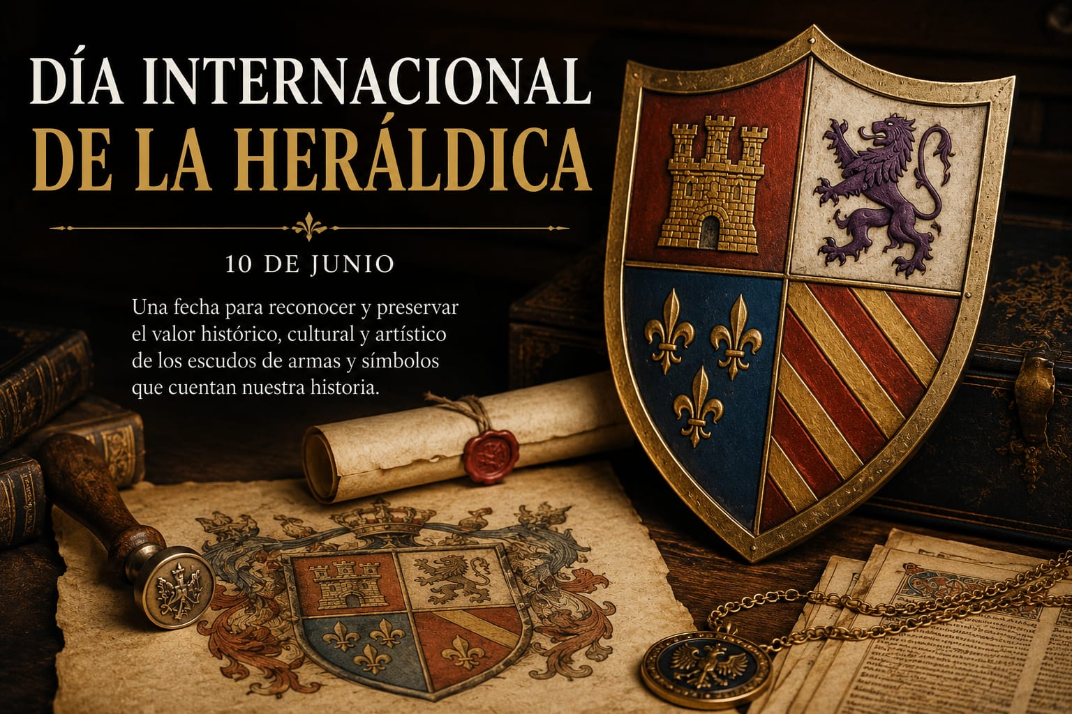 La heráldica es el lenguaje visual que conecta el presente con las raíces del pasado.