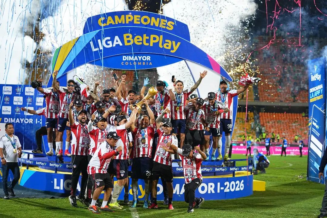 Junior de Barranquilla logra el bicampeonato y conquista la Liga BetPlay 2026-I