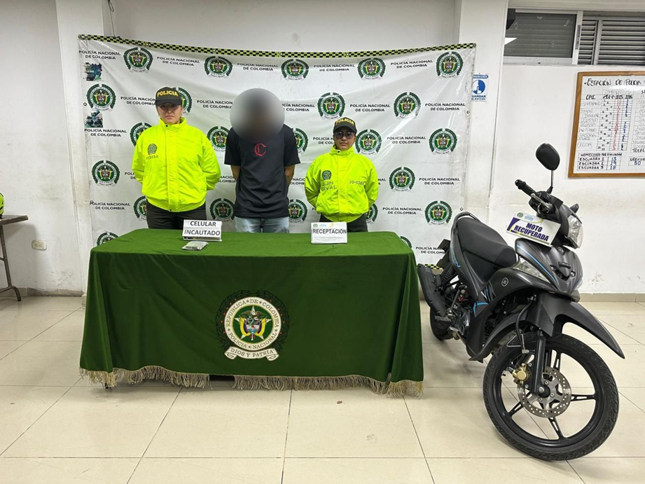 Capturan a presunto integrante de red dedicada al robo de motocicletas en Palmira