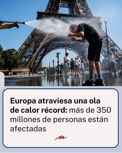 La intensa ola de calor en Europa obliga a reforzar las medidas de prevención