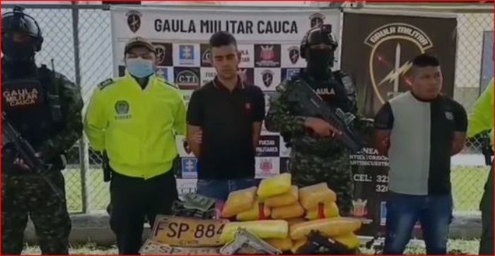 El Gaula Militar Cauca capturó a alias Sombra, cabecilla de la Dagoberto Ramos.