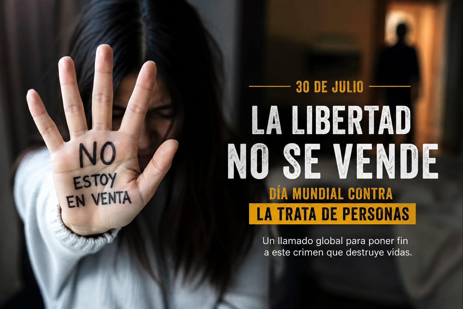 La prevención, la información y la denuncia son las herramientas más poderosas para combatir la trata de personas.