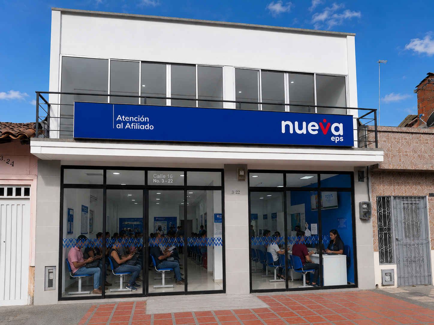 Sede de Nueva EPS, entidad obligada por el Tribunal de Cundinamarca a publicar sus estados financieros