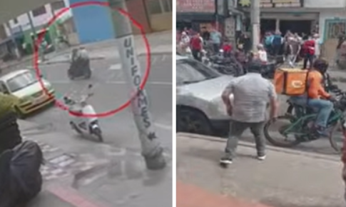 Atraco- Policía Metropolitana de Bogotá- Kennedy- heridos- 15Jul-