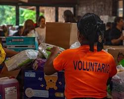Carpa solidaria en Tunja recibe ayudas para damnificados de Venezuela