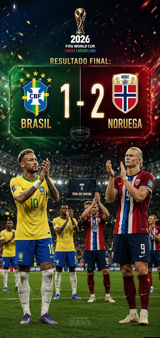 ¡¡ÚLTIMA HORA: LA SELECCIÓN DE NORUEGA ELIMINÓ A BRASIL CON SHOW HISTÓRICO DE ERLING HAALAND!!