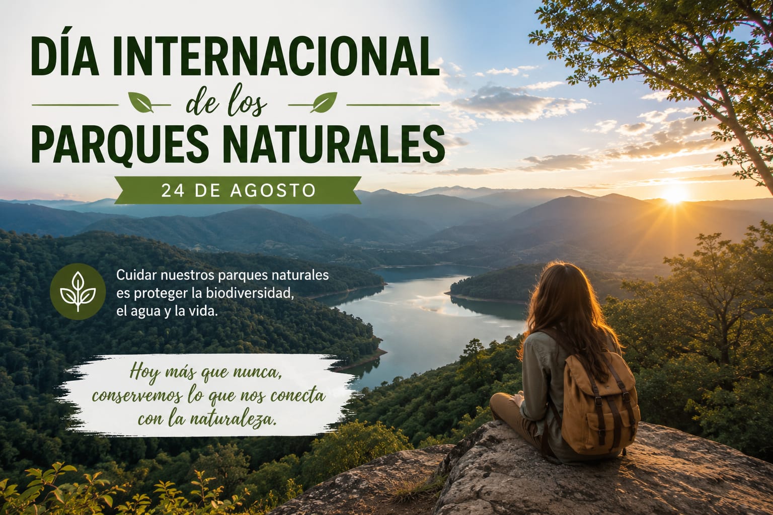 Cada bosque, montaña, río y especie protegida representa una esperanza para construir un futuro más sostenible.
