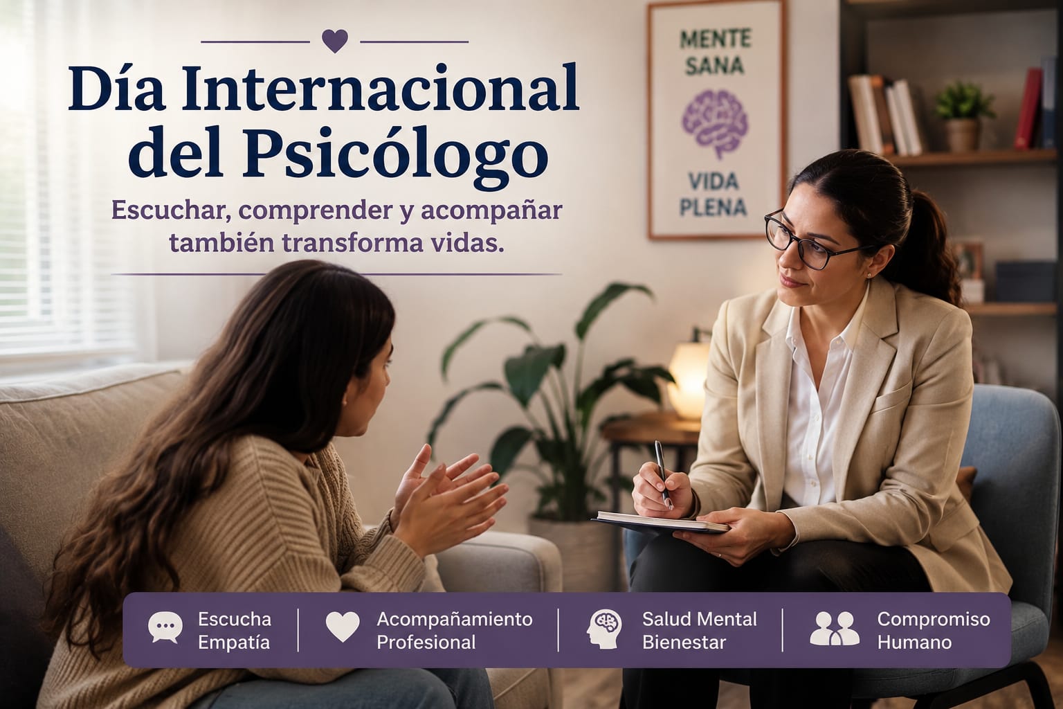 Escuchar, comprender y acompañar puede convertirse en el primer paso para transformar una vida.