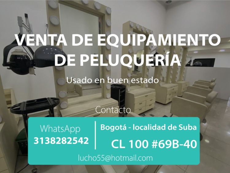 Equipamiento para peluquería