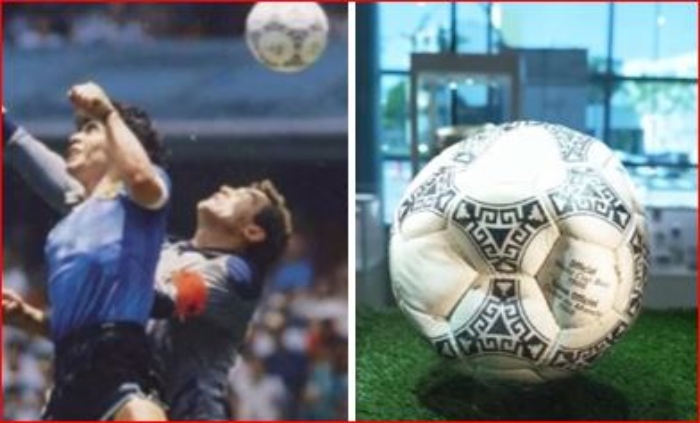 Maradona- Argentina- Inglaterra- Mundial de 1986- venta- Mano de Dios- Heritage Auctions-