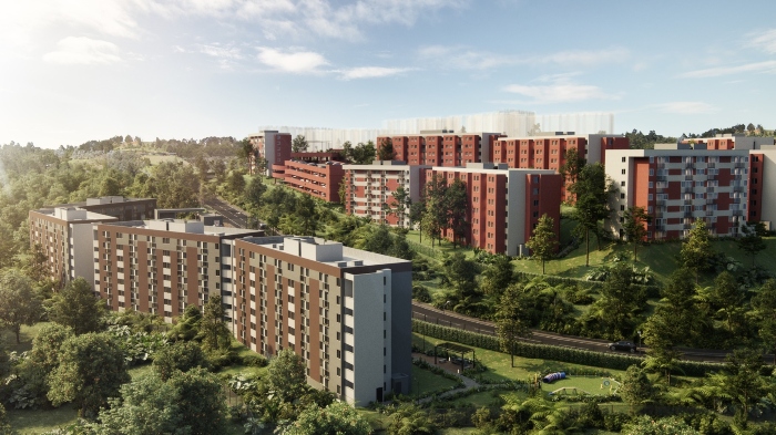 Medellín- vivienda- Construcción- Coninsa. vivienda VIS -VIP-Loma del Indio-