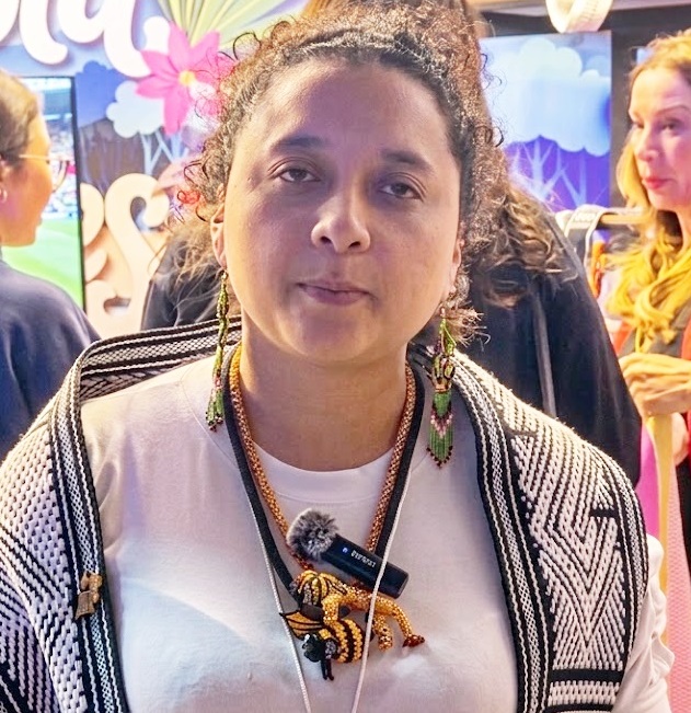 Karina Chávez, artesana.