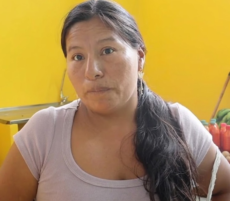 Sandra Guanga, integrante.