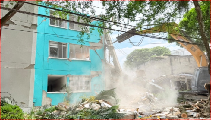 Terremoto- Cuarto de Legua- Cali- Alejandro Eder- demolición-