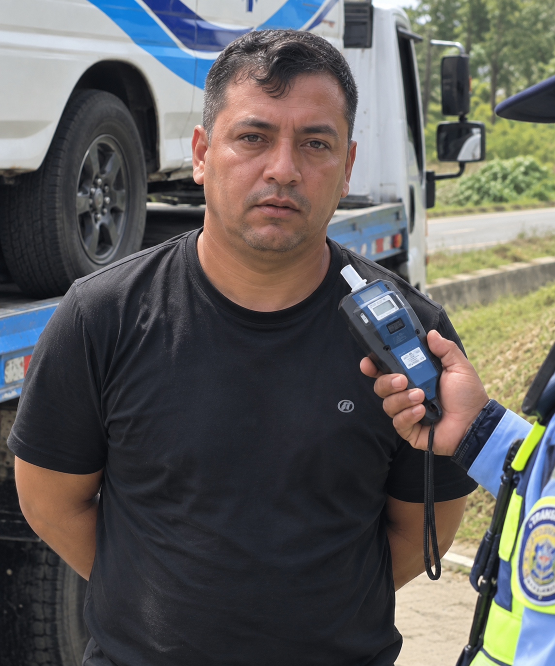 Conductor fue sorprendido manejando bajo efectos del alcohol durante paseo familiar en Pance