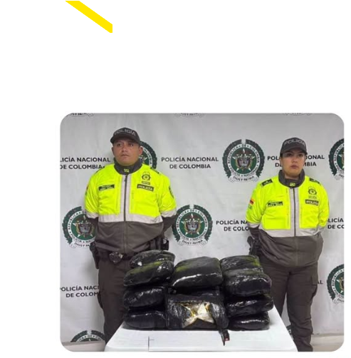 Hallan 37 kilos de bazuco en Terminal de Pasto