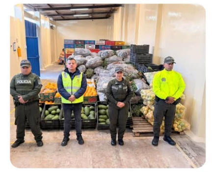Incautan 10 toneladas de alimentos en Ipiales