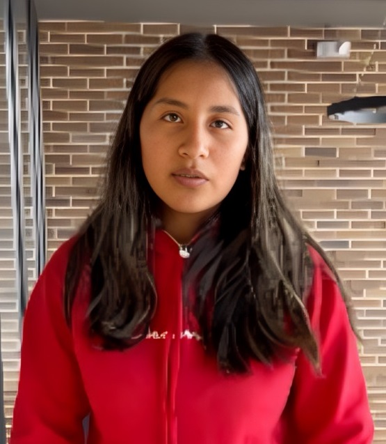 Nicol Achicanoy, beneficiaria.